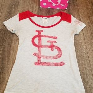 RARE FIND!  St. Louis Cardinals VS Pink t shirt XS
